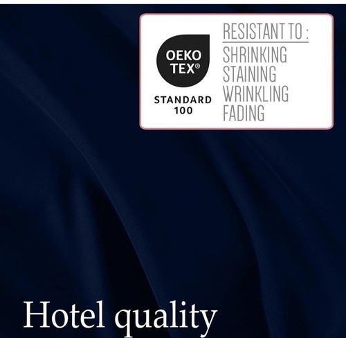 lalaLOOM Twin Bed Sheet Set Soft Microfiber Luxury Bedding Extra Deep Po Navy - Picture 4 of 7