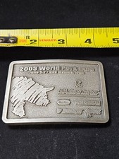 Vintage 203 World Pork Expo ADM Belt Buckle Des Moines Limited Edition IA 1/600