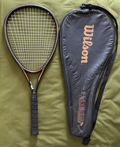 Wilson SledgeHammer 2.8 Stretch Tennisschläger mit Orig Cover schwarz 4 3/8 SCHÖN 90er - Bild 9 von 14