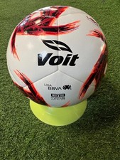 Voit LIGA MX BBVA Soccer Ball Size 5 White/Red