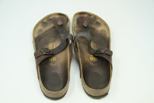 Sandalias Birkenstock 270 Granada Cuero Marrón EU 42 EE. UU. Hombre 9/Mujer 11 - Imagen 6 de 12