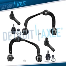 Front Upper Lower Control arms Tie Rods for 2004-2008 Ford F-150 Lincoln Mark LT
