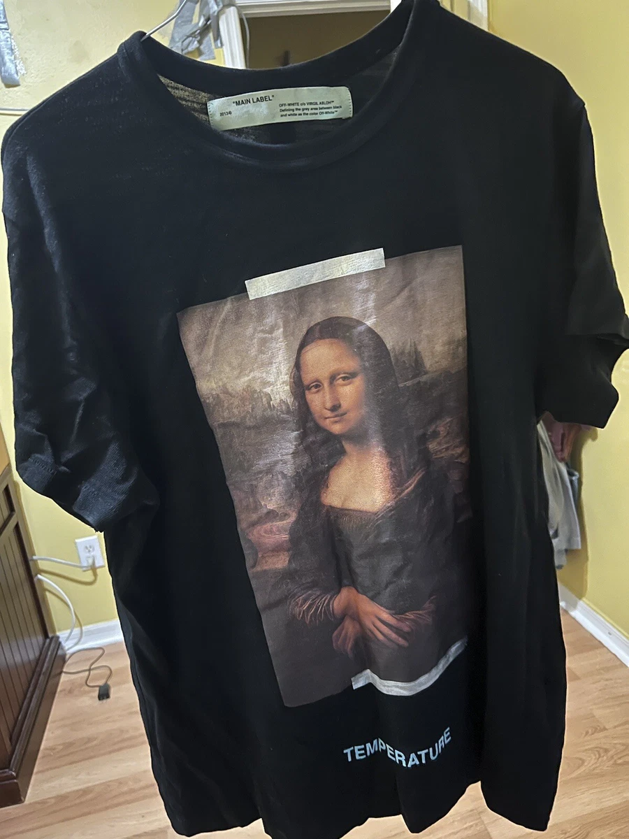 Off-White Mona Lisa Oversized T-Shirt Black