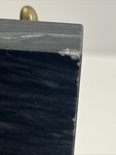 Vintage Gazelle / Antelope Stone Marble Brass BookEnds Mid Century Modern - Picture 13 of 13
