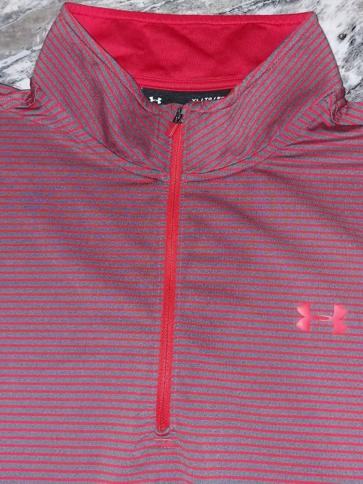 Mens UNDER ARMOUR ¼ Zip GOLF Loose Fit Pullover Top Size XL eBay