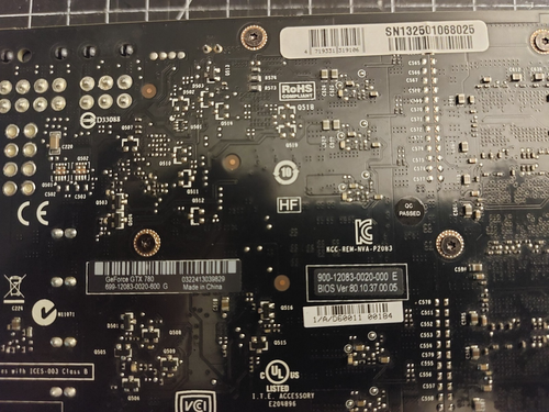 Gigabyte GeForce GTX 780 3gb DisplayPort HDMI DVI NVIDIA - Picture 5 of 6