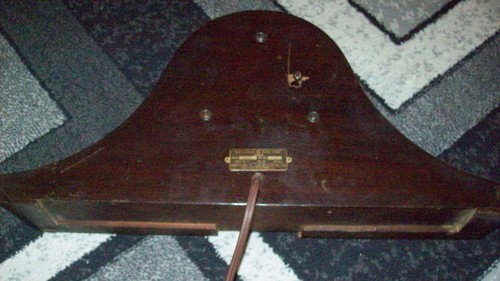 OROLOGIO VINTAGE GENERAL ELECTRIC legno MANTELLO ~ modello 4H10 ~ ART DECO ~ FUNZIONANTE - Foto 3 di 6