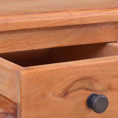 Solid Wooden Storage Cabinet Stand Nightstand / Bedside Side Console Bed Table - Picture 32 of 49