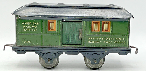 American Flyer O Gauge 4-Wheel 1205 USRPO / American Railway Express Baggage Car