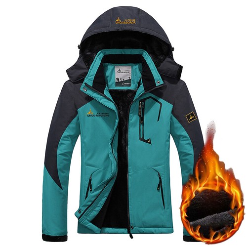 Parka invernale uomo spesso caldo antivento peluche cappotti con cappuccio giacca anorak outdoor - Foto 27 di 33