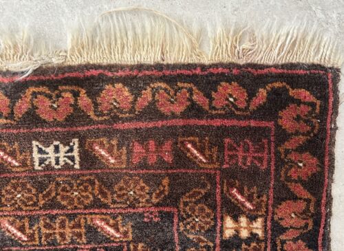 Tappeto turco kilim tessuto a mano vintage 33x52 - Foto 5 di 5