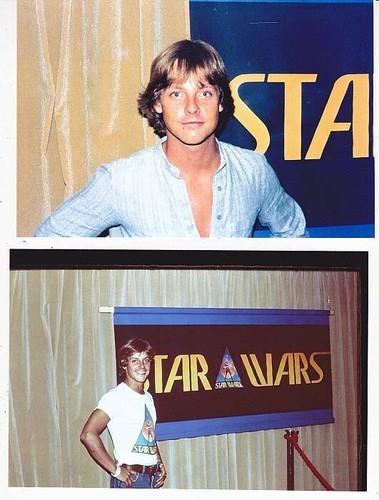 2 jpg photos on a CD of MARK HAMILL I took in the 1976 WORLDCON STAR WARS ROOM.