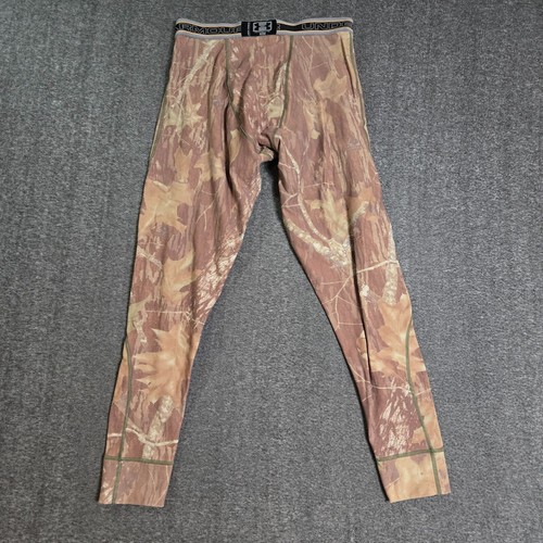 Under Armour Tights Mens XL Camo Compression Hunting Mossy Oak Base Layer - Picture 4 of 8