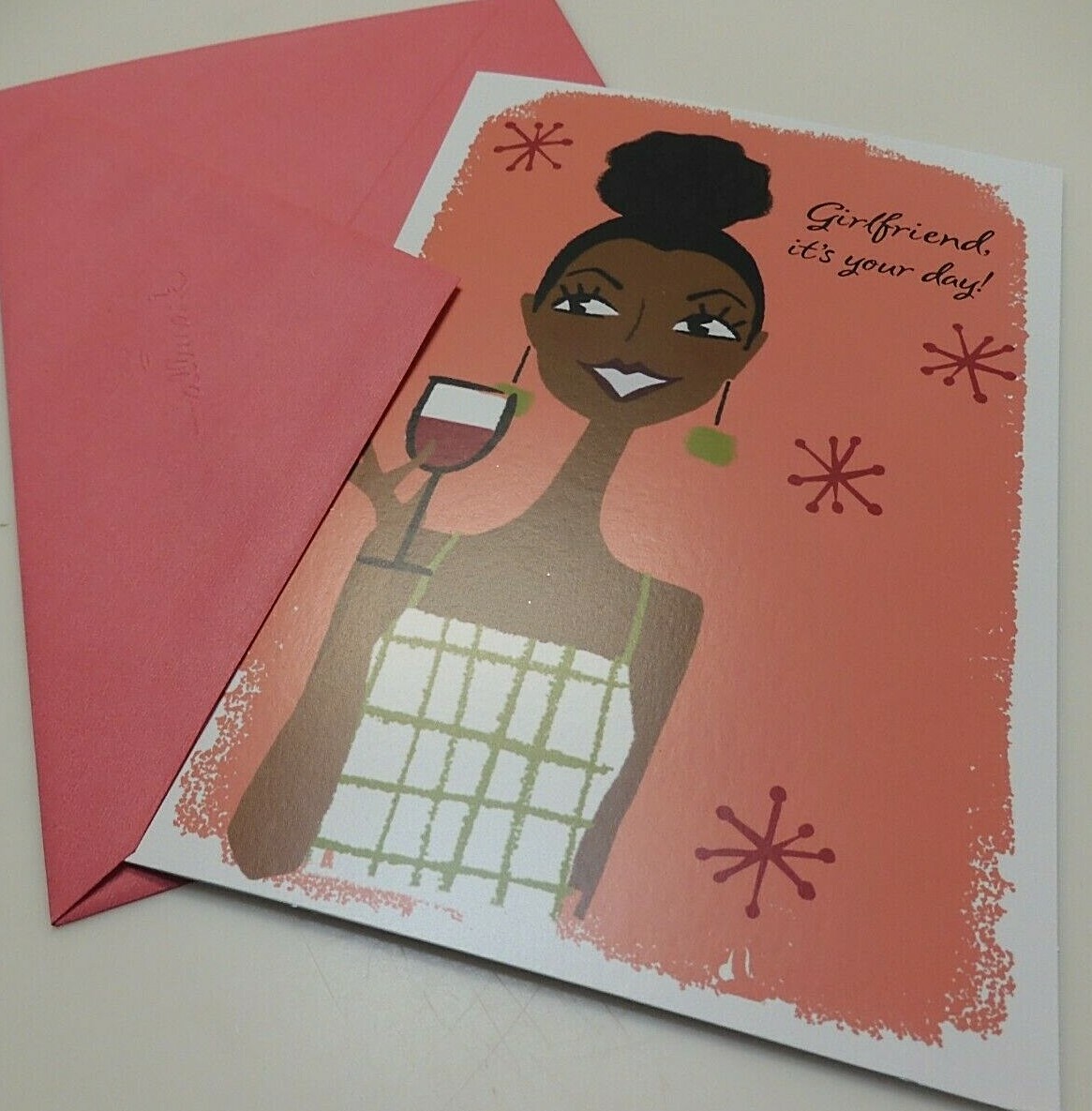 Hallmark Mahogany Birthday Card With Removable Ornament - Black Brilliant Beautiful