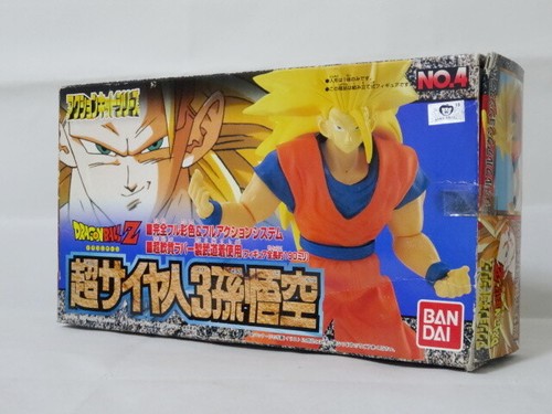 Dragon Ball Z Action Kit Series No.4 Super Saiyan 3 Son Goku Figure 1995 Bandai - Picture 3 of 20