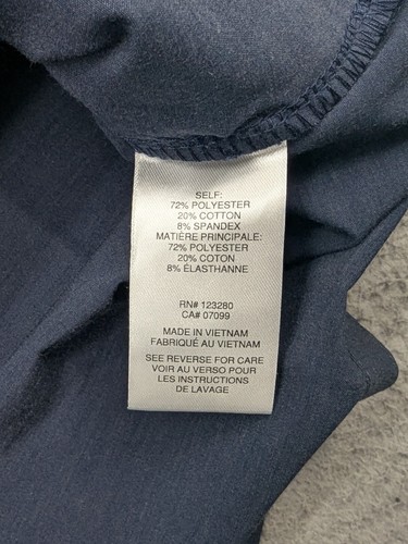 Travis Mathew Jacket Mens Medium Blue LS Full Zip Golf ⛳ Waterproof Hooded Logo - Picture 12 of 12