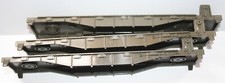 LIONEL SET OF 3 O27 FLAT CARS MOLDED IN OLIVE DRAB GELLER TOY TRAINS MADE IN USA LIONEL SET OF 3 O27 FLAT CARS MOLDED IN OLIVE DRAB GELLER TOY TRAINS MADE IN USA