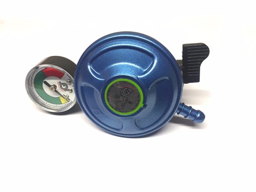 Quality IGT 21mm Clip on Butane Regulator with Level Gauge Caravan Etc (G532) - Picture 2 of 3