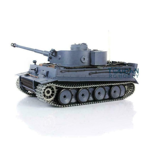 Henglong 1/16 7.0 3818 BB IR RTR RC Tank Tiger I 360° Rotating Metal Tracks - Picture 4 of 5