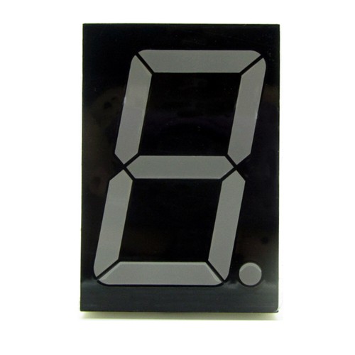 1 × Red 7 Segment 5" Inch LED Single Digit display Common Cathode 1 Bit 10-Pins - Picture 6 of 10