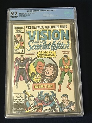 Vision and the Scarlet Witch #12 CBCS 9.2 1st Appearance of Wiccan ...