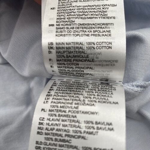 Adidas Originals Men's Short Sleeve Graphic T-Shirt Ombre Halo Blue Logo Tee S - Picture 4 of 4