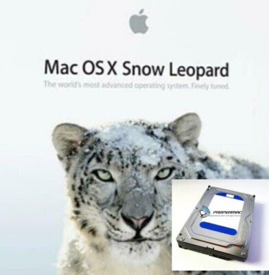 APPLE IMAC MAC PRO MINI 250GB SATA 3.5 FESTPLATTE + OS X SNOW LEOPARD 10.6.3