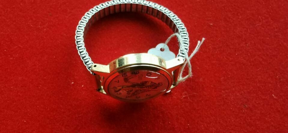 Bracelet Fossil pour femme en cuir marron et détails dorés