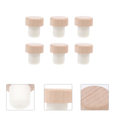 6 Pcs Bottle Sealing Plugs Stoppers Wine Sealing Stoppers