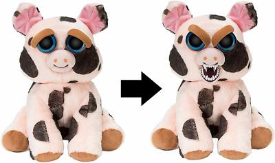 Feisty Pets Spotted Pig Mort The Snort Plush Stuffed Toy Growling Teeth Pink 191726012498 Ebay