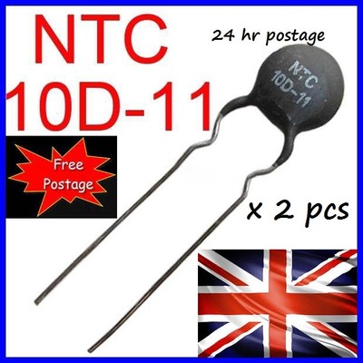 Resistenza NTC 10D-11 Termistore 10ohm 3A – Lotto 2 Pezzi - Foto 9