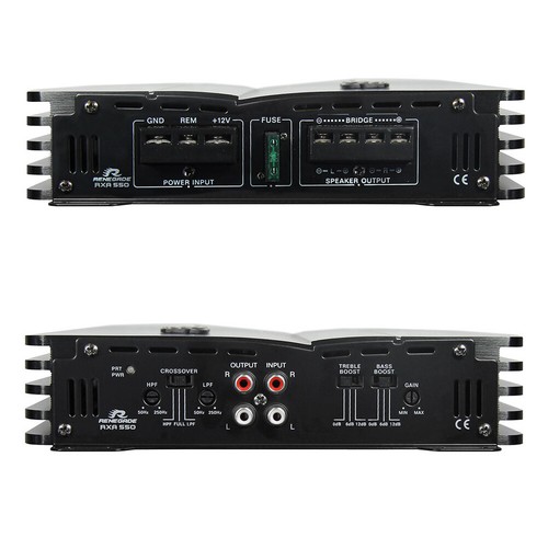 1 amplificatore RENEGADE RXA550 stereo 2 canali classe ab 550 watt max auto car - Imagen 5 de 8