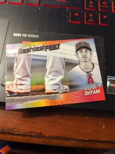 Shohei Ohtani 2022 Topps Series 1 Flashiest Feet FF-14 Los Angeles Angels Insert