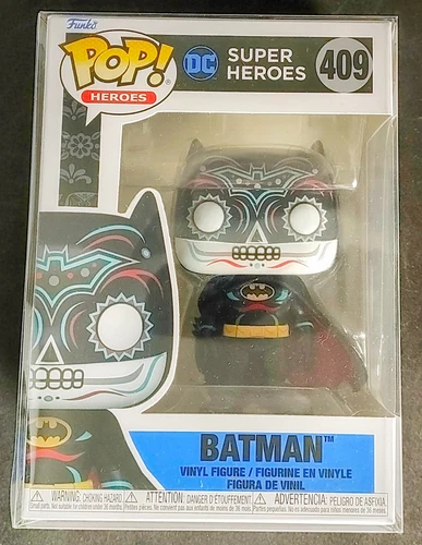 Funko Pop! Heroes: Dia De Los DC - Batman Vinyl Figure #409 W/CASE LB2