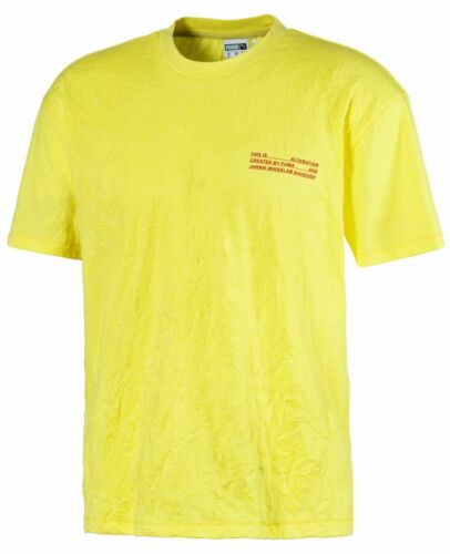 Puma Altération à manches courtes T-shirt jaune Top Mens 579880 46 - Photo 1/1