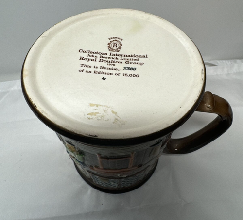 Vtg Royal Doulton John Beswick Ltd Ed 1975 Christmas Carol Tankard 2288/15000 - Picture 6 of 8