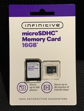 MICRO SDHC MEMORY CARD 16GB STORES UP TO 300 PHOTOS