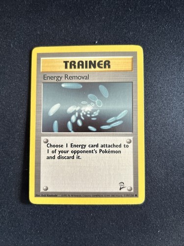Energy Removal - 119/130 - Common - Base Set 2 - Pokemon Trainer Card - Picture 2 of 11