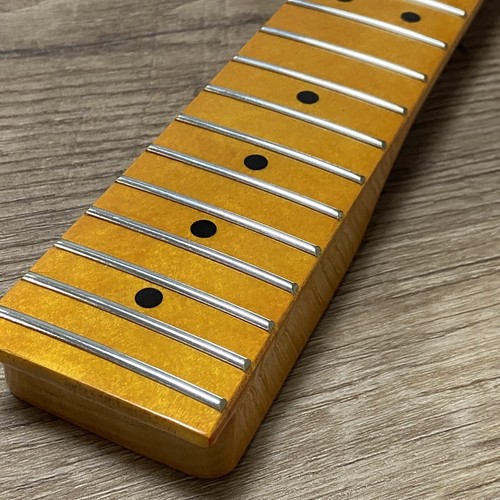 22 Bund E-Gitarrenhals gelb Kanada Ahorn für Fender Tele Telecaster - Bild 4 von 6