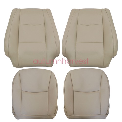 Fits 2003 2004 2005 2006 2007 2008 2009 Lexus GX470 Front Leather Seat Cover Tan - Foto 26 di 113