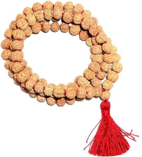 Rare 8 Mukhi Rudraksha Mala Java Origin 8 mm Size 109 beads Lab Certified