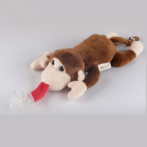Junge Mädchen Baby Dummy Schnuller Clip Kette Plüsch Tier Spielzeug Nippelhalter - Bild 12 von 44