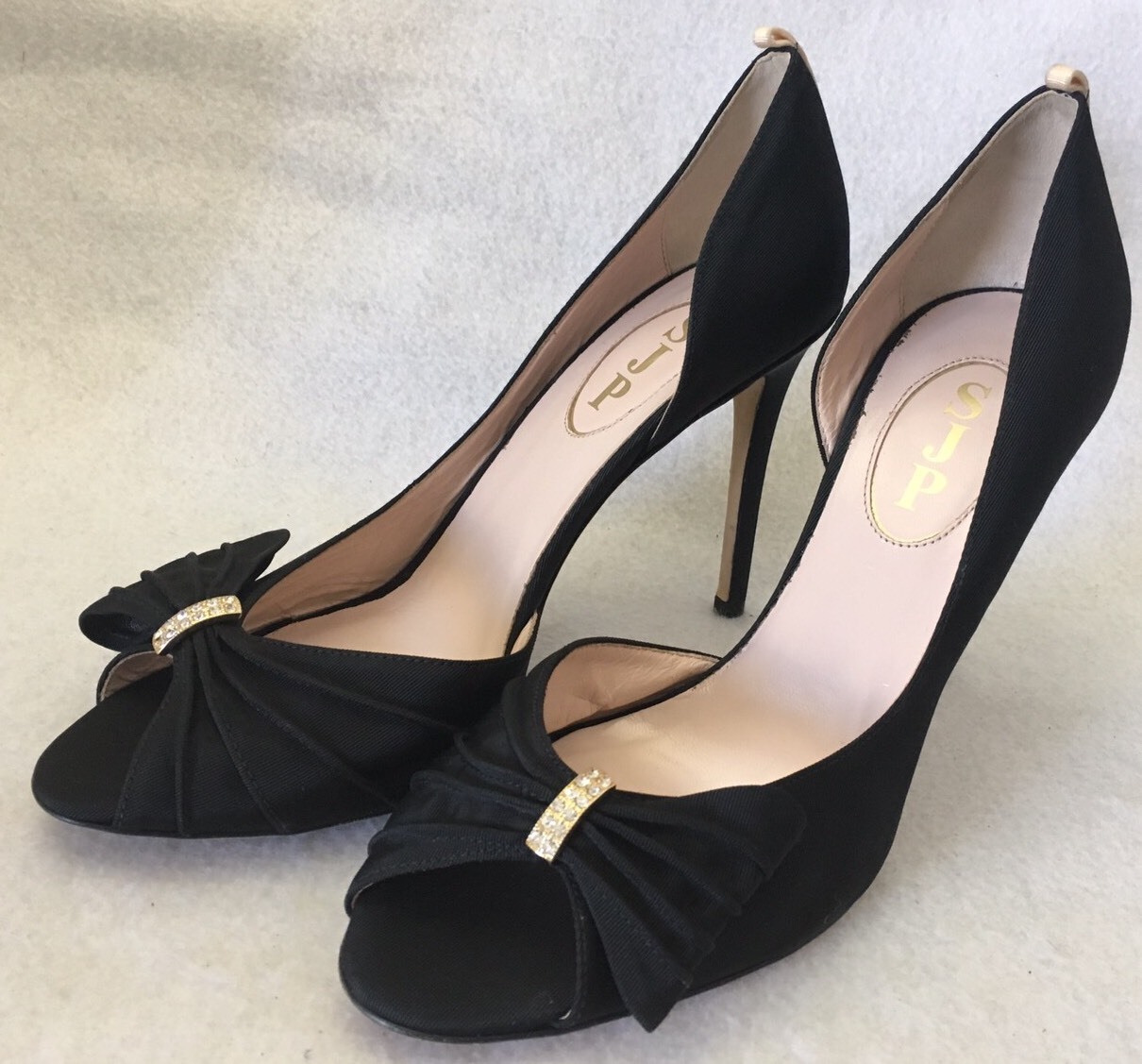SJP Sarah Jessica Parker Doris D 'Orsay pump pump pump arco raso zapatos talla 38.5 385 029377 SJP Sarah Jessica Parker Doris D 'Orsay pump pump pump arco raso zapatos talla 38.5 385 029377