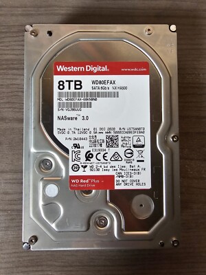 Western Digital Red WD80EFAX （HDD 8TB） Amazon.com: OEM bare Drive WD Red 8tb NAS hard drive 256MB