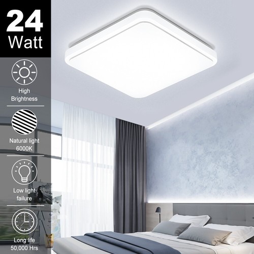 Modern LED Panel Down Lights Square Ceiling Light Bathroom Kitchen Bedroom Lamp - Picture 24 of 24