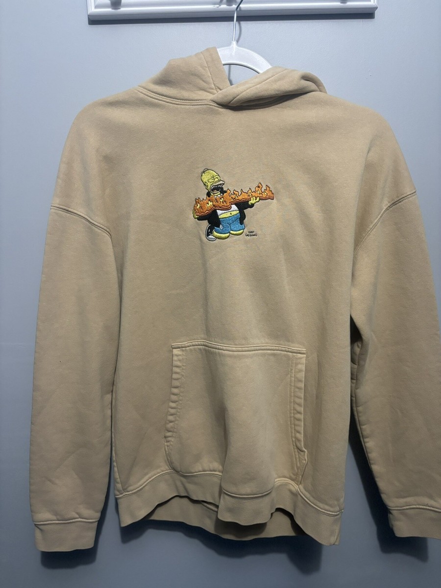 H&M Homer Simpson Flaming Guitar Hoodie Youth 20 XL/XXL