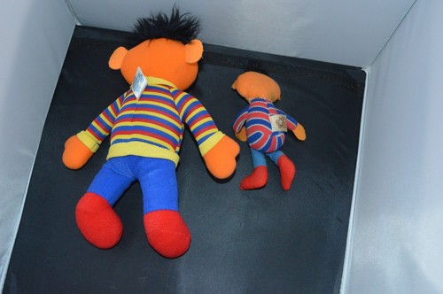 VTG 1984 Playskool Sesame Street Ernie 10 inch & Vtg applause Ernie 6 inch  G8 - Picture 3 of 3