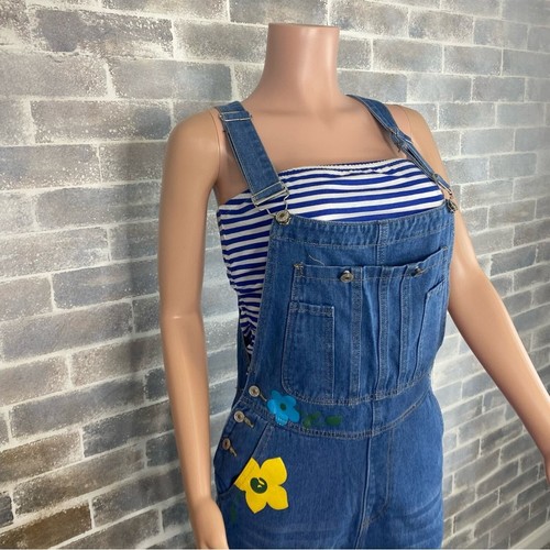 Mono vaquero con flores dramáticas y divertidas en colores brillantes talla grande nunca usado - Imagen 3 de 10
