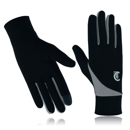 Guantes para correr para hombre revestimiento reflectante ligero pantalla táctil tallas térmicas S-XXL - Imagen 12 de 24