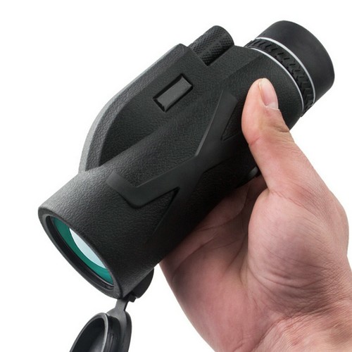 80X100 BAK4 Prism Outdoor Zoom HD Lens Monocular Telescope &Tripod & Phone Clip - Afbeelding 10 van 17